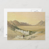 聖キャサリン修道院、山・シナイ ポストカード (正面/裏面)