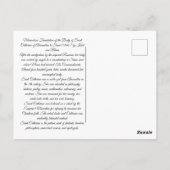 聖キャサリン ポストカード (裏面)