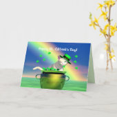 聖キャトリックの日 カード (黄色い花)