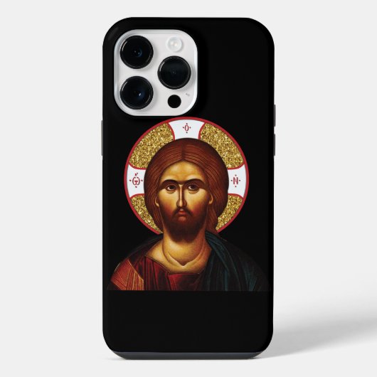 聖キリストの顔イコン iPhoneケース (裏面)