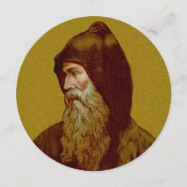 聖キリル修道士 (M 002) ラウンドブランクグリーティングカード