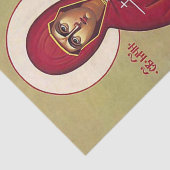 聖クラウディア正教会のキリスト教のアイコン 薄葉紙 (詳細)