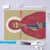 聖クラウディア正教会のキリスト教のアイコン 薄葉紙 (クラフト)