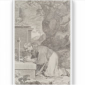 聖クラウド・ラ・コロンビエール司祭・告解師 シール (正面)