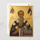 聖クリスチャン正教会の異教徒のアイコンのクレメント ポストカード (正面/裏面)