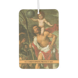 聖クリストファーイエスカトリック宗教旅行者 カーエアーフレッシュナー