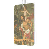 聖クリストファーイエスカトリック宗教旅行者 カーエアーフレッシュナー (左)