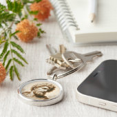 聖クリストファー美術宗教保護芸術 キーホルダー (側面)