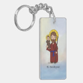 聖クリストファー饗宴デイサン キーホルダー (正面左)