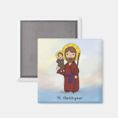 聖クリストファー饗宴デイサン マグネット (正面/裏面)