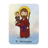 聖クリストフォロスの祝日 マグネット (縦)