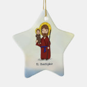 聖クリストフォロスの祝祭日 セラミックオーナメント (右)