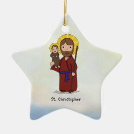 聖クリストフォロスの祝祭日 セラミックオーナメント