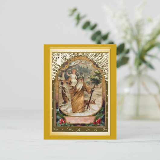 聖クリストフ運ァーの子イエス シーズンポストカード (スタンド正面)