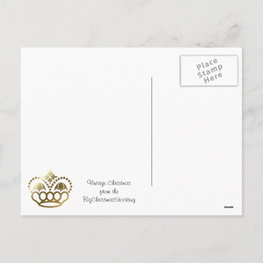 聖クリストフ運ァーの子イエス シーズンポストカード (裏面)