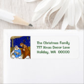 聖クリスマスカード封筒シール ラベル (インサイチュ)