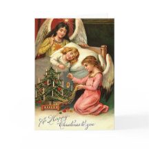 聖クリスマスキッズエンジェルヴィンテージ