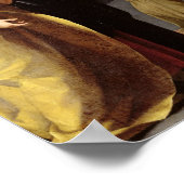 聖クレアは聖フランシスからベールを受け取る ポスター (角)