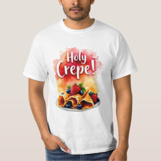 聖クレープ！ – ベリおもしろいーのベリープリントデザイン Tシャツ