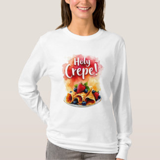 聖クレープ! – ベリおもしろいーのベリープリントデザイン Tシャツ