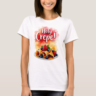 聖クレープ！ – ベリおもしろいーのベリープリントデザイン Tシャツ