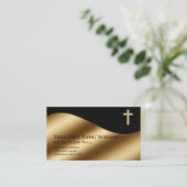 聖クロスキリスト教信仰の司祭聖職者 名刺 (スタンド正面)