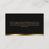 聖クロスキリスト教信仰の司祭聖職者 名刺 (裏面)