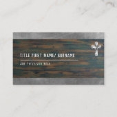 聖クロスキリスト教信仰デアコン聖職者 名刺 (正面)