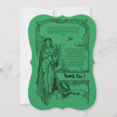 聖クロスヴィンテージ感謝フラットカード...... サンキューカード (裏面)