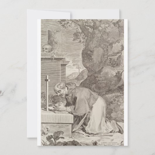 聖クロード・ラ・コロンビエール 司祭・信者の守護者 招待状 (正面)