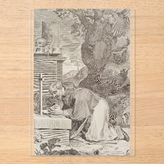 聖クロード・ラ・コロンビエール 司祭・殉道者 アクリル招待状 (正面)