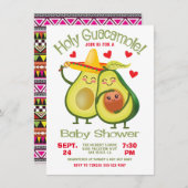 聖グアカモールアボカドベビーシャワーフェスタ 招待状 (正面/裏面)