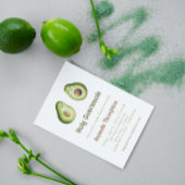 聖グアカモールアボカドメキシカンフィエスタベビーシャワー 招待状