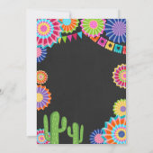 聖グアカモールフィエスタベビーシャワーメキシコパーティー 招待状 (裏面)