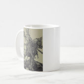 聖ゲオルギウスとドラゴン 大殉教者 コーヒーマグカップ (正面左)