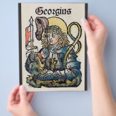 聖ゲオルギウスとドラゴン　大殉教者 チラシ (手)