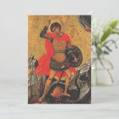 聖ゲオルギウスとドラゴン　大殉教者 招待状 (スタンド正面)