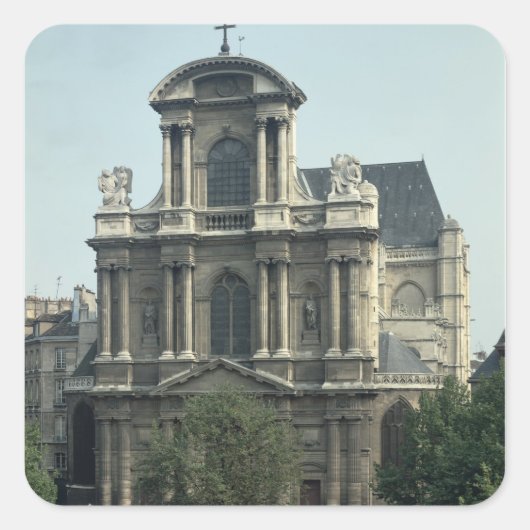 聖ゲルヴァワ教会のファサード スクエアシール (正面)