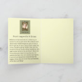 聖ゲンマ・ガルガーニの痛みの聖人のカード サンキューカード (内部)