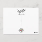 聖ザリトルフラワーピンクのバラ ポストカード (裏面)