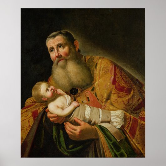 聖シメオン乳児キリストを示す ポスター (正面)