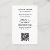 *~聖シャマンドリームキャッチャー部族シャマンQR 名刺 (裏面)