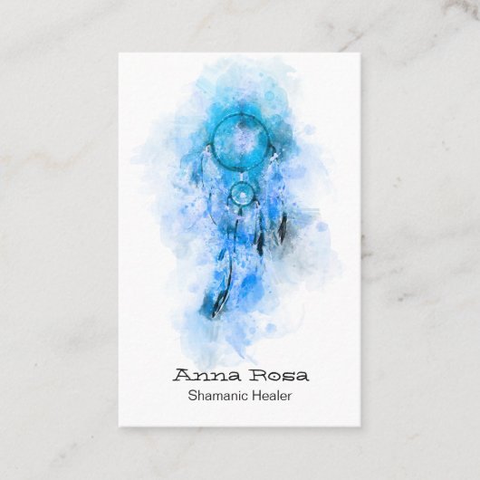 *~聖シャマンドリームキャッチャー部族シャマンQR 名刺 (正面)