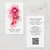 *~*聖シャマンドリームキャッチャー部族シャマンQR 名刺 (正面/裏面)