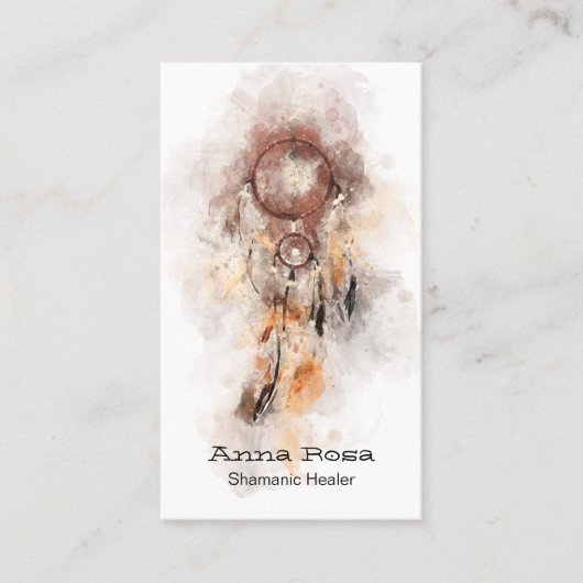 *~聖シャマンドリームキャッチャーQRトバルシャーマン 名刺 (正面)