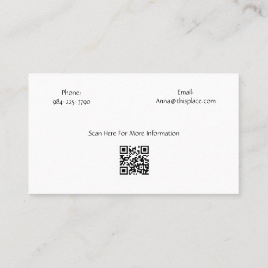 聖シャーマンシャマンドリームキャッチャー 名刺 (裏面)