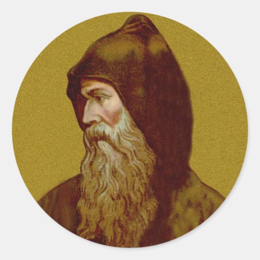 聖シリル・ザ・モンク(M 002) ラウンドシール (正面)