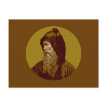 聖シリル・ザ・モンク(M 002)水平はがき