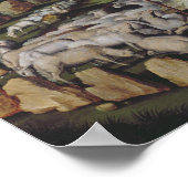 聖ジェネヴィエヴェが群れを守る ポスター (角)