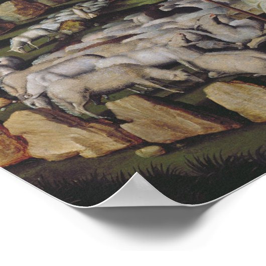 聖ジェネヴィエヴェが群れを守る ポスター (角)